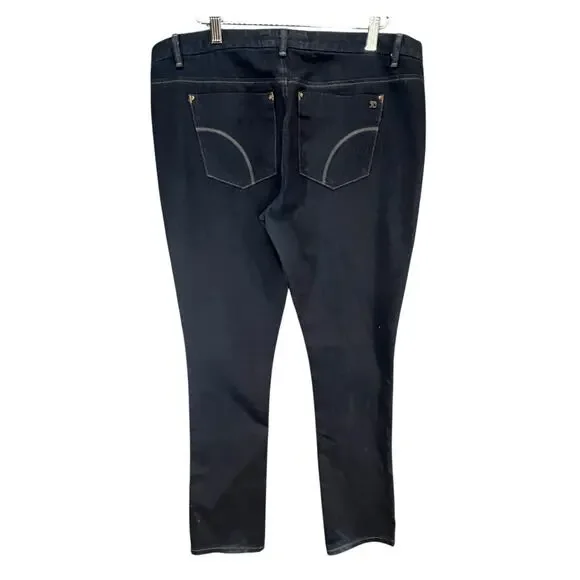Joes Jeans Womens 32 Mulholland Dark Blue Cigarette Fit‎ Slim Straight Low Rise - Picture 4 of 15